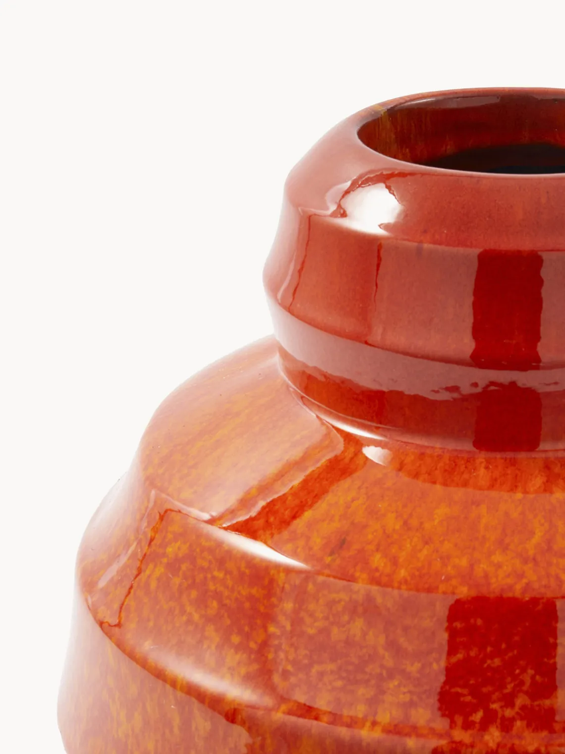 Jarrones|Jarrones>POLSPOTTEN Jarrón artesanal Sumo Naranja
