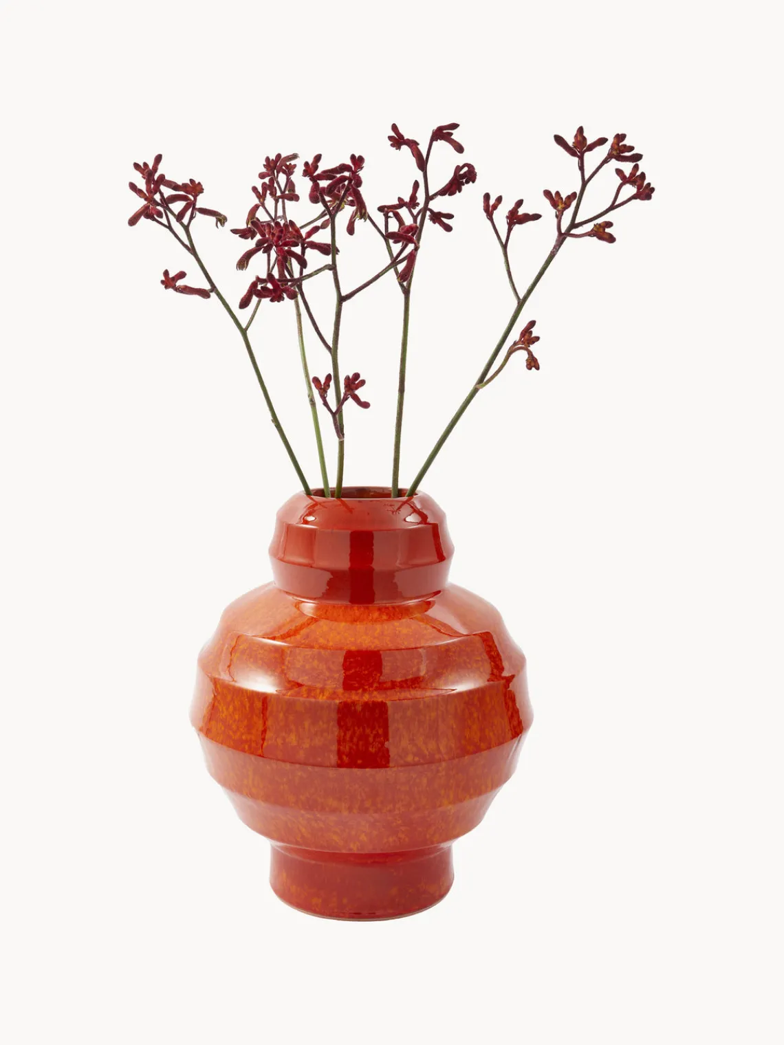 Jarrones|Jarrones>POLSPOTTEN Jarrón artesanal Sumo Naranja