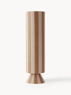 Jarrones|Jarrones>Oyoy Living Design Jarrón artesanal Toppu, 31 cm Rosa claro, marrón claro