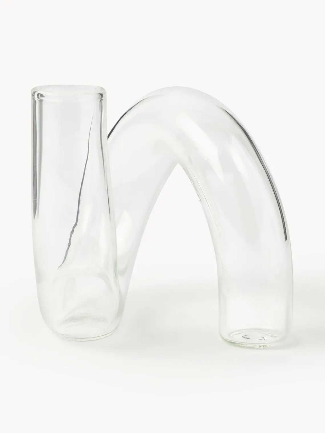 Jarrones|Jarrones>Westwing Collection Jarrón artesanal Zaida, 12 cm Transparente