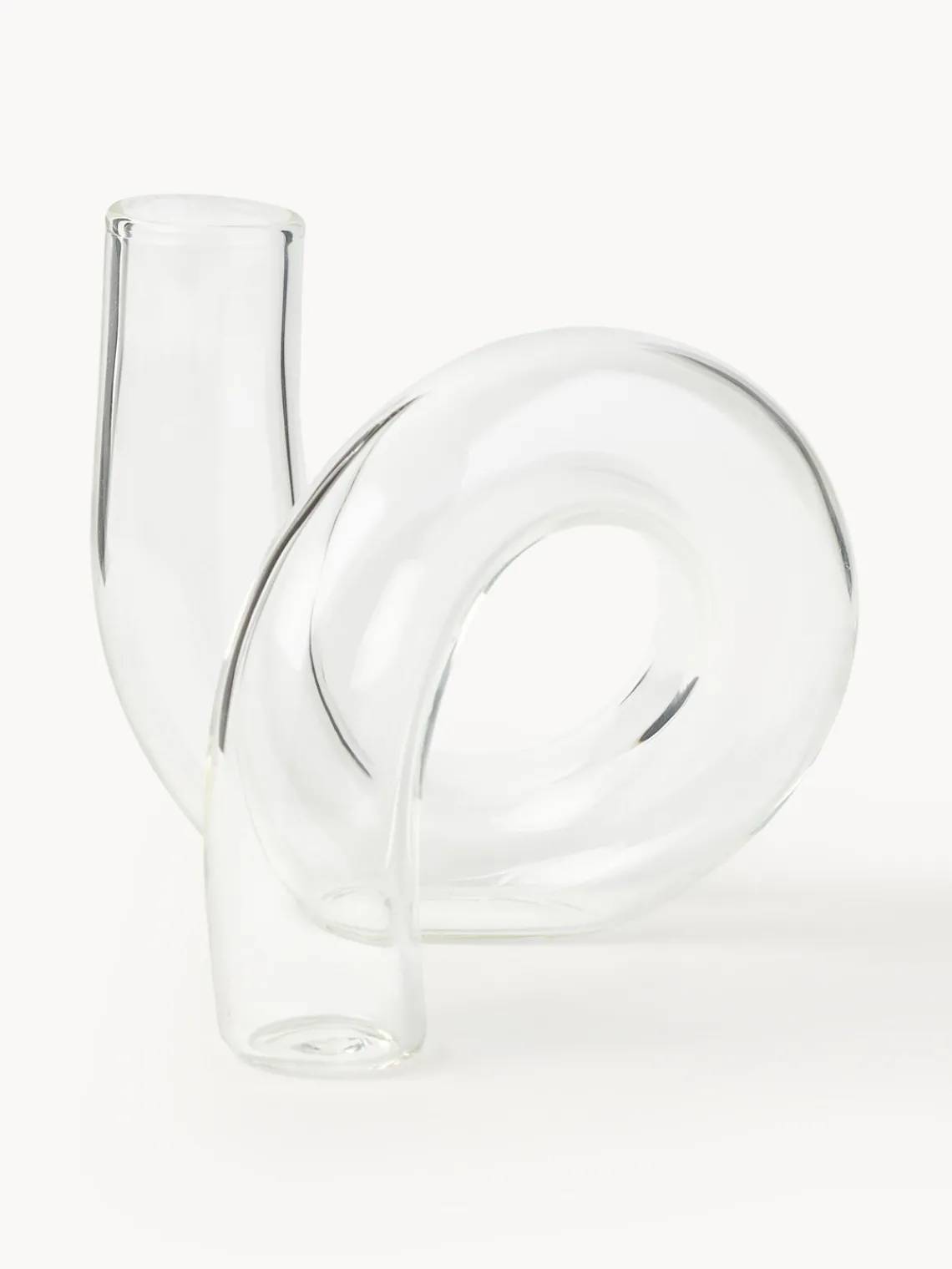 Jarrones|Jarrones>Westwing Collection Jarrón artesanal Zaida, 12 cm Transparente