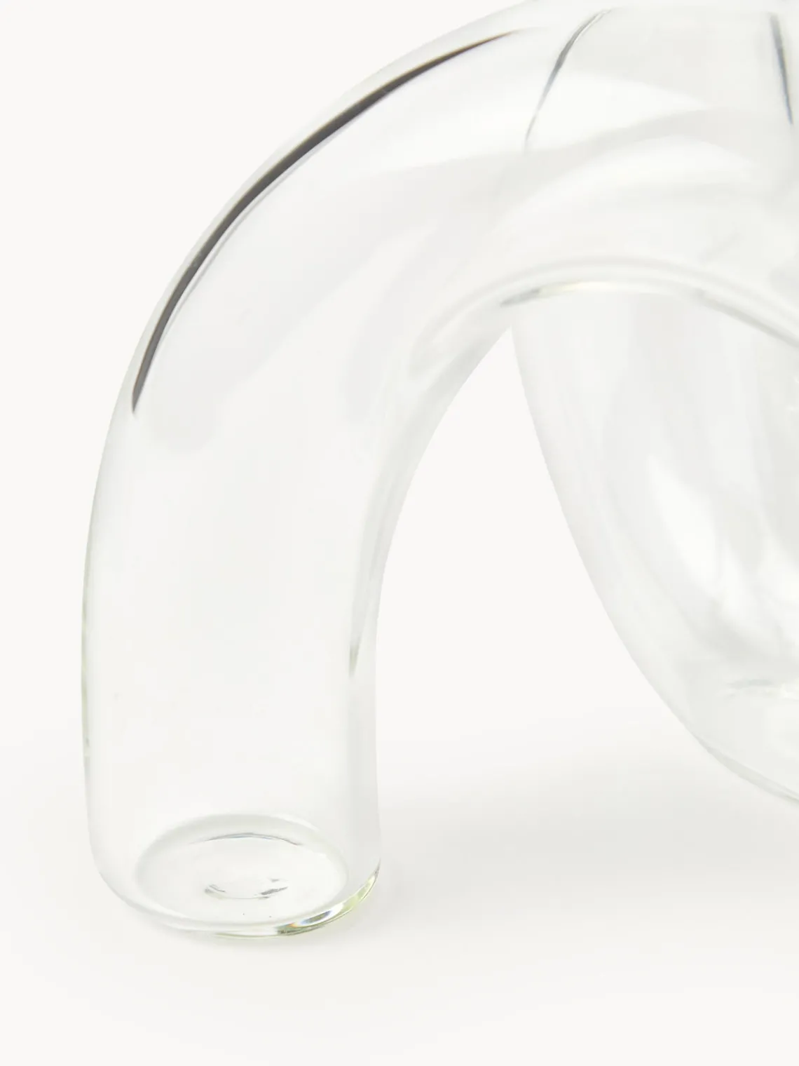 Jarrones|Jarrones>Westwing Collection Jarrón artesanal Zaida, 12 cm Transparente