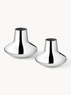 Discount Jarrón de acero inoxidable Henning Koppel, 22 cm Jarrones|Jarrones