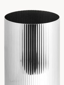 Clearance Jarrón de acero inoxidable con relieves Bernadotte, 26 cm Jarrones|Jarrones