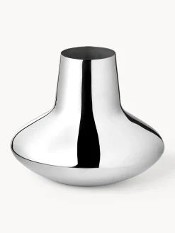 Jarrones|Jarrones>GEORG JENSEN Jarrón de acero inoxidable Henning Koppel, 19 cm