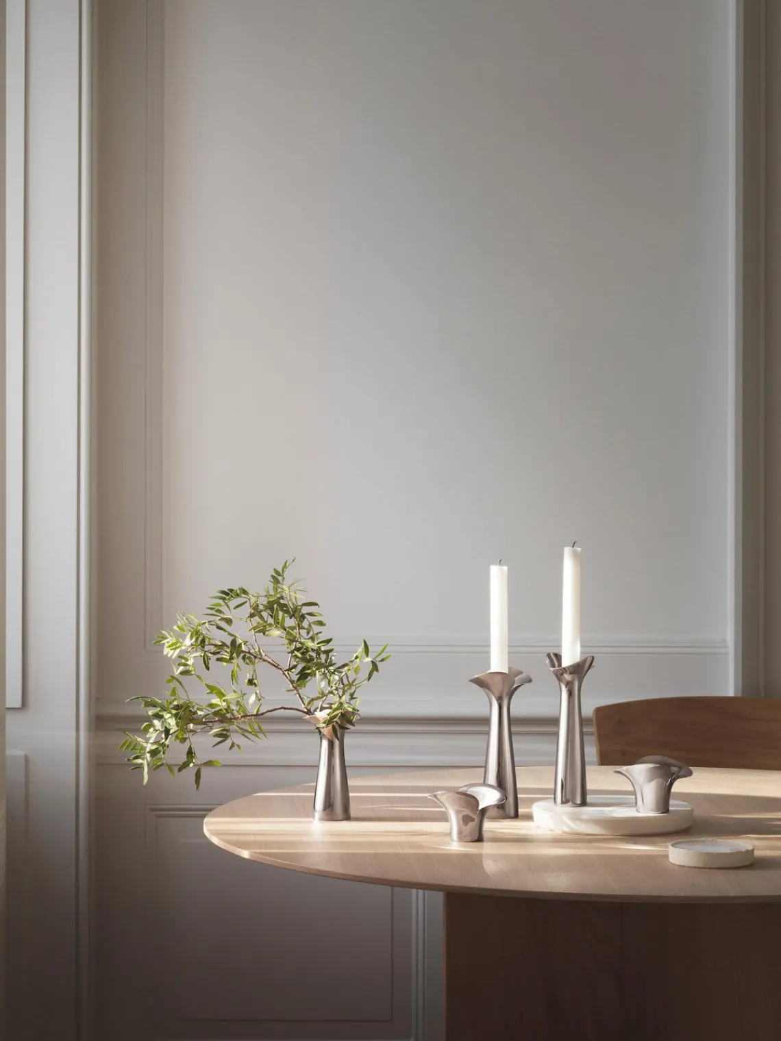 Hot Jarrón de acero inoxidable Bloom Botanica, 15 cm Jarrones|Jarrones