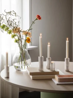 Best Jarrón de acero inoxidable Henning Koppel, 14 cm Portavelas|Jarrones