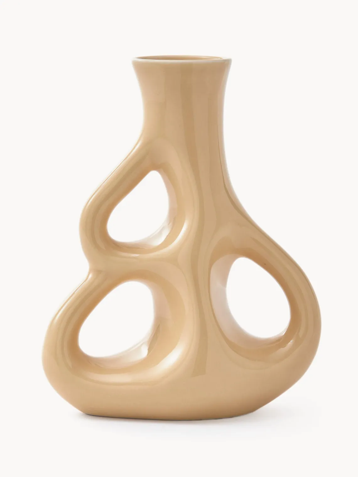 New Jarrón de cerámica artesanal Three Ears, 21 cm Jarrones|Jarrones