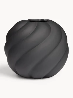 New Jarrón de cerámica pintado a mano Twist Ball, 20 cm Jarrones|Jarrones