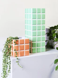 Discount Jarrón de diseño Tile, 28 cm Jarrones|Jarrones