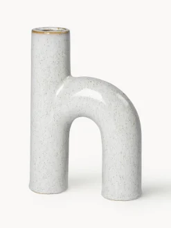 Jarrones|Jarrones>Broste Copenhagen Jarrón de gres de diseño Hector, 19 cm