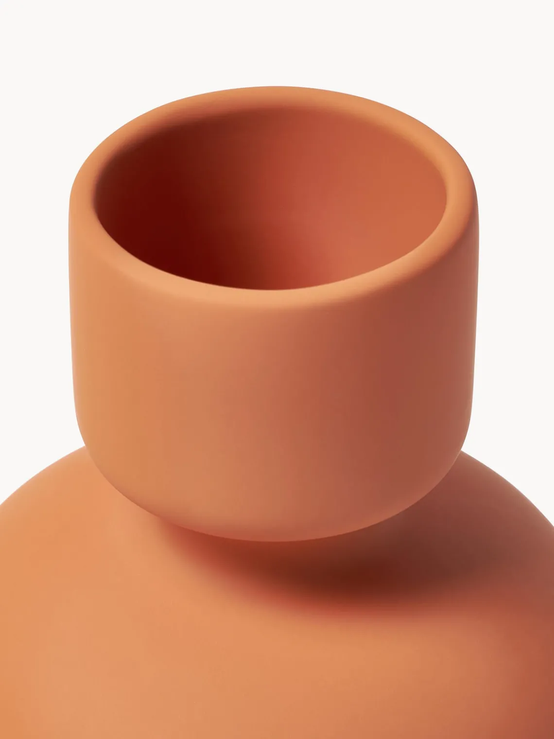 Jarrones|Jarrones>Westwing Collection Jarrón de gres Elta, 16 cm Ocre