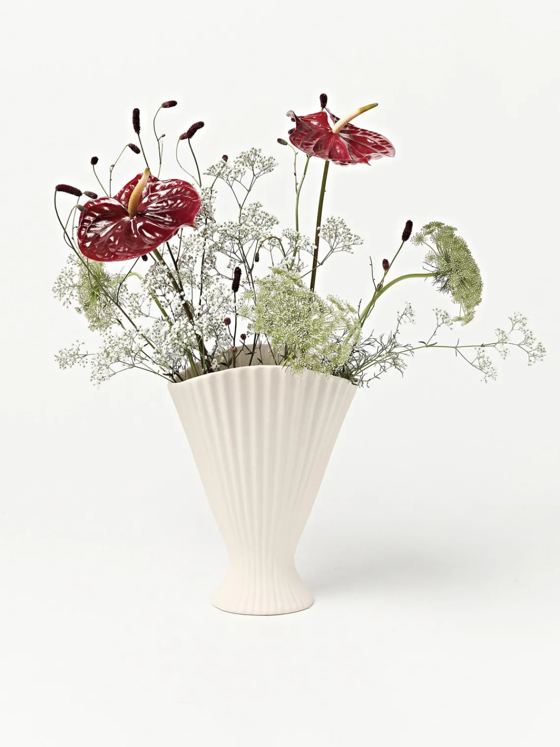 Jarrones|Jarrones>Ferm Living Jarrón de gres Fountain, 31 cm