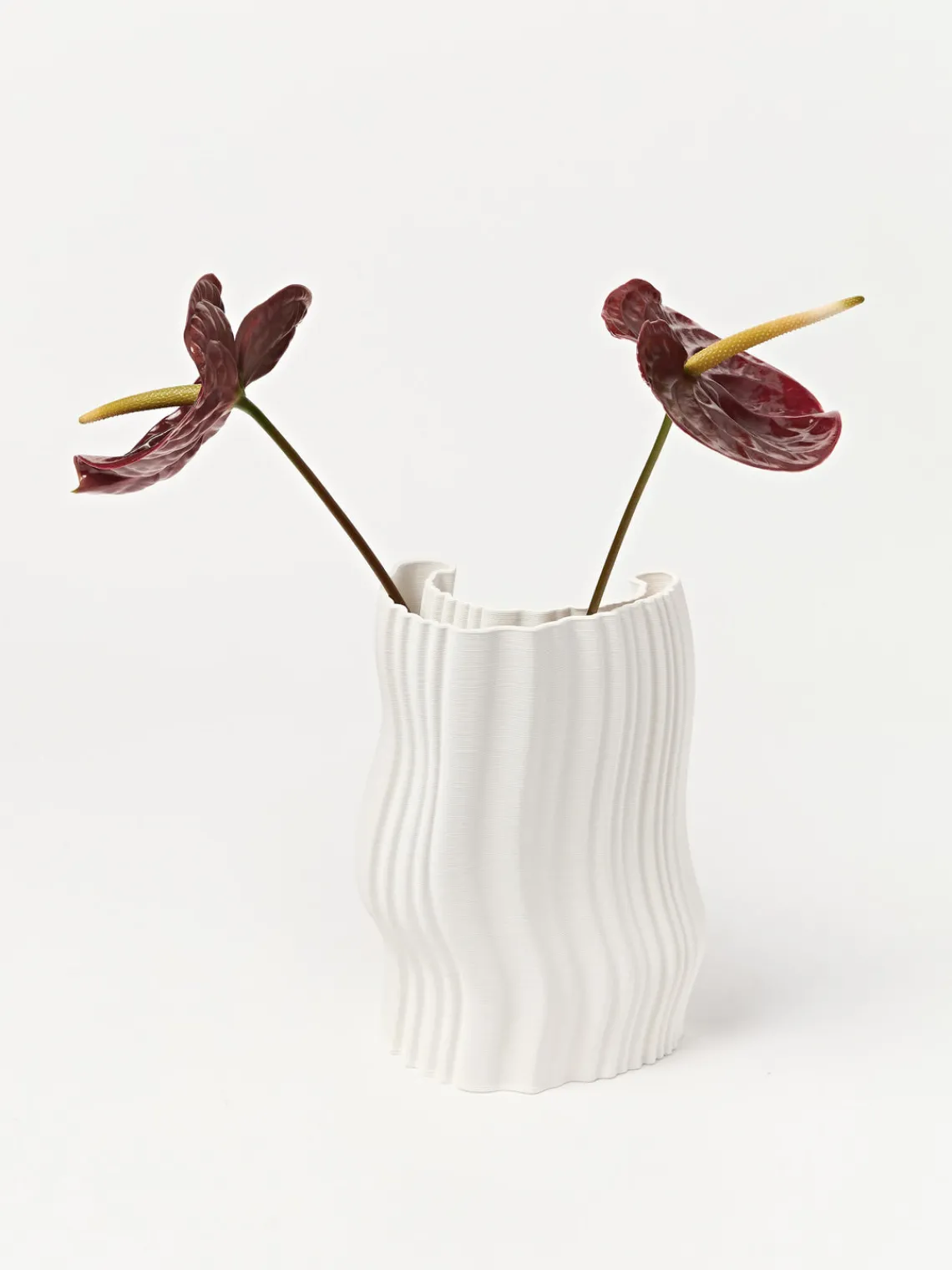 Jarrones|Jarrones>Ferm Living Jarrón de gres Moire, 30 cm