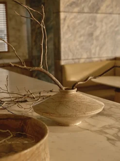 Discount Jarrón de mármol Dune, 15 cm Jarrones|Jarrones