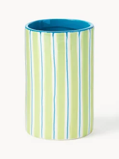 Jarrones|Jarrones>&k Amsterdam Jarrón de porcelana artesanal Ray, 13 cm