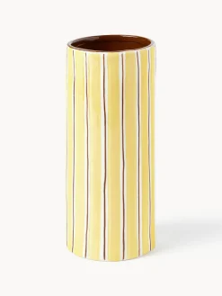 Clearance Jarrón de porcelana artesanal Ray, 18 cm Jarrones|Jarrones