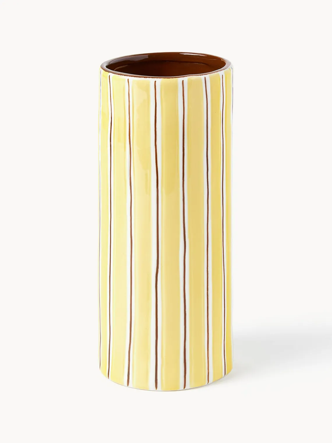 Clearance Jarrón de porcelana artesanal Ray, 18 cm Jarrones|Jarrones