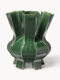 Jarrón de porcelana de diseño Puyi, Al 34 cm Jarrones|Jarrones