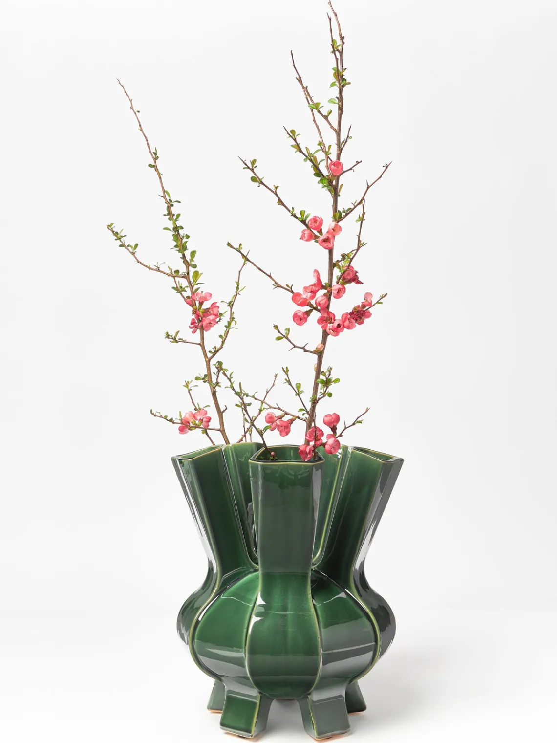 Jarrón de porcelana de diseño Puyi, Al 34 cm Jarrones|Jarrones