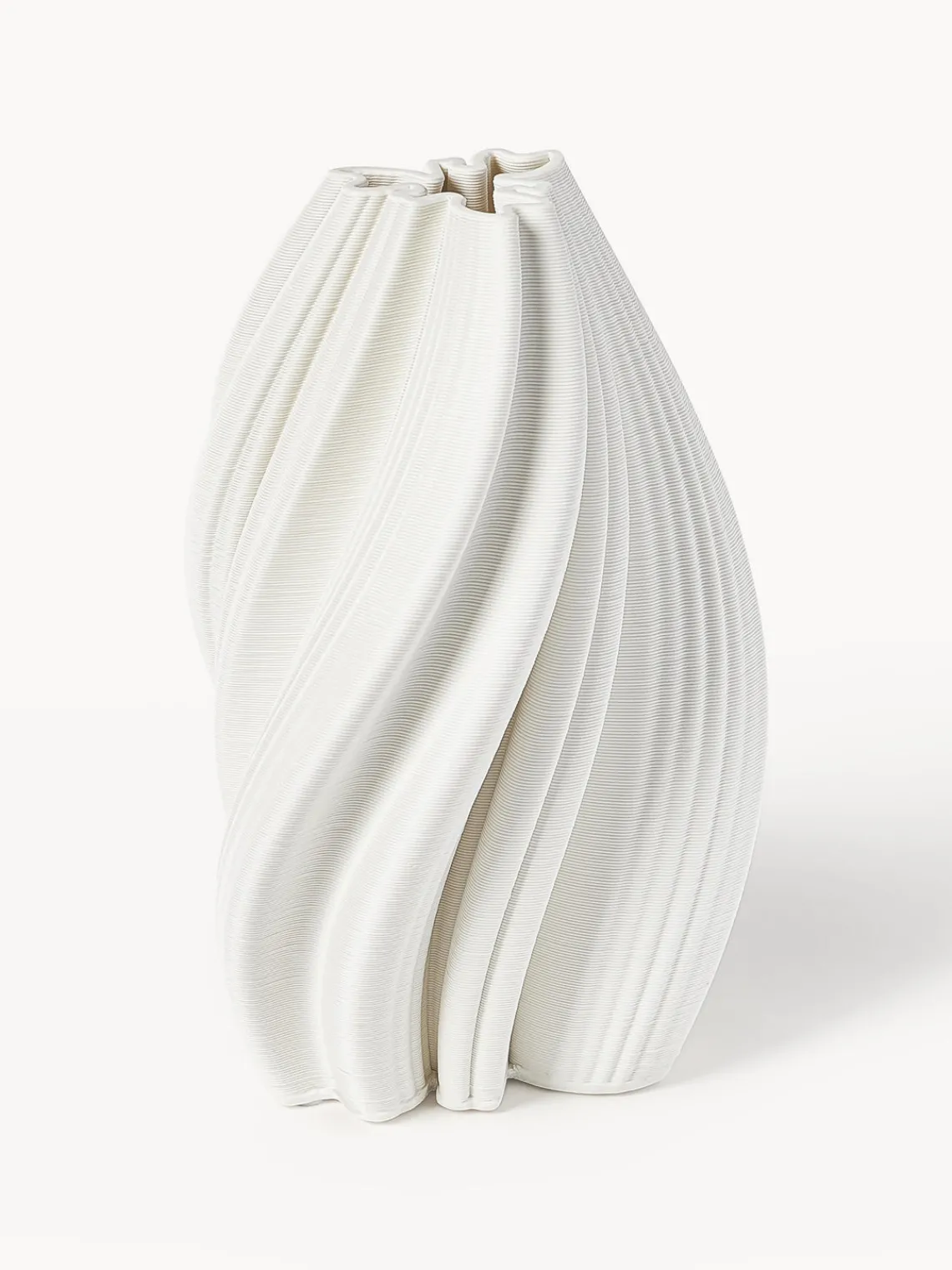 Jarrones|Jarrones>Westwing Collection Jarrón de porcelana en 3D Melody, 29 cm