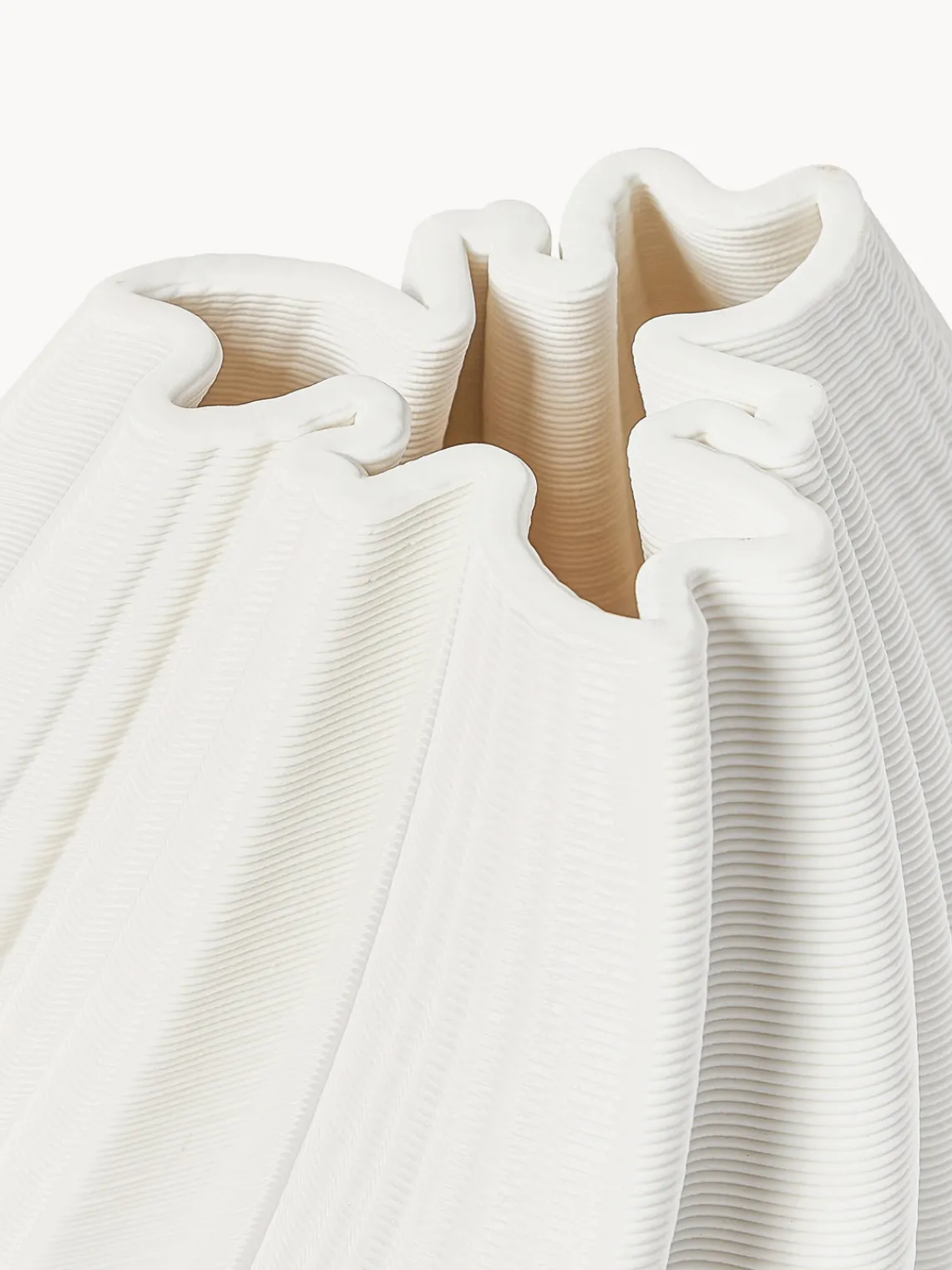 Jarrones|Jarrones>Westwing Collection Jarrón de porcelana en 3D Melody, 29 cm