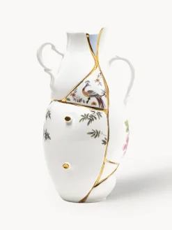 Jarrones|Jarrones>SELETTI Jarrón de porcelana fina Kintsugi, 32 cm
