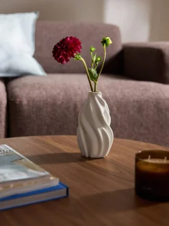 Outlet Jarrón de porcelana impreso en 3D Melody, 18 cm Jarrones|Jarrones