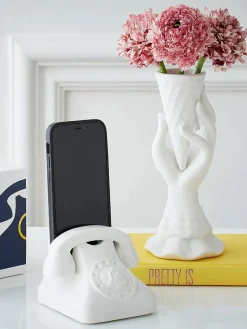 Discount Jarrón de porcelana I-Scream, 20 cm Jarrones|Jarrones