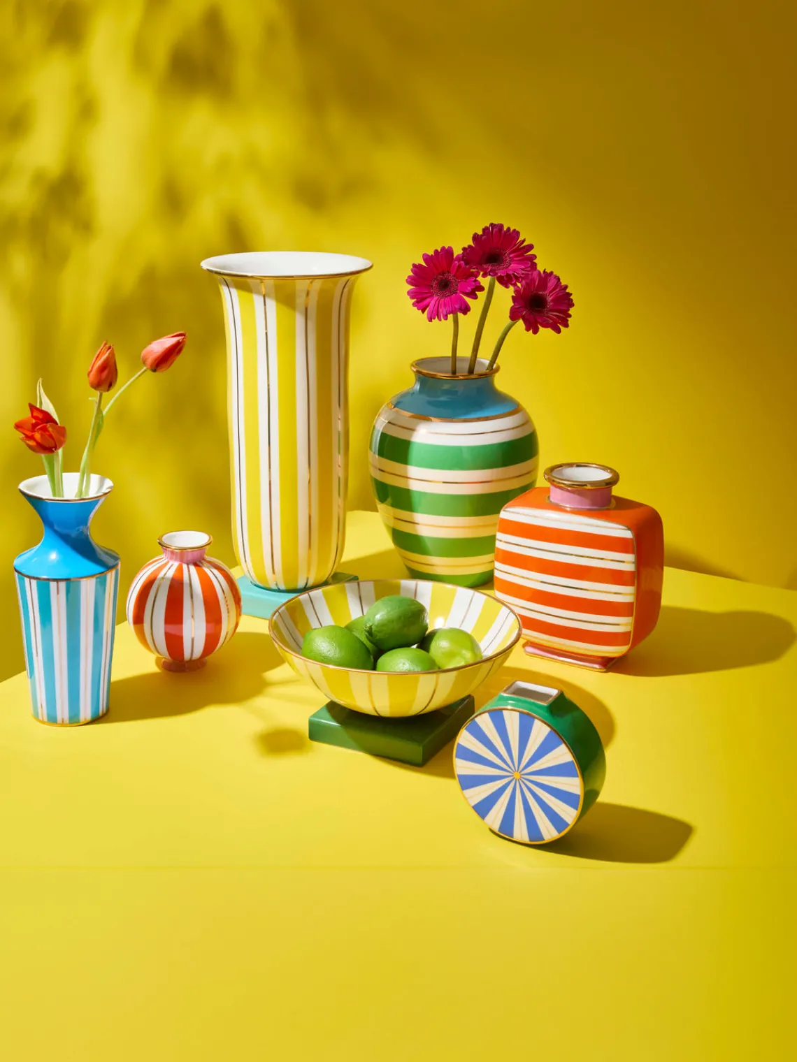 Jarrón de porcelana Portofino Jarrones|Jarrones