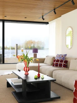 Outlet Jarrón de rombos pintado a mano, 30 cm Jarrones|Jarrones