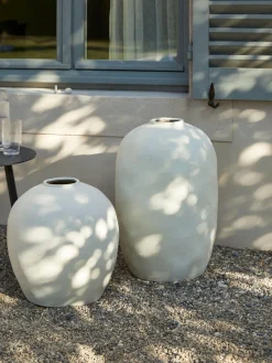 Sale Jarrón de suelo de gres Bruno, 44 cm Jarrones|Jarrones