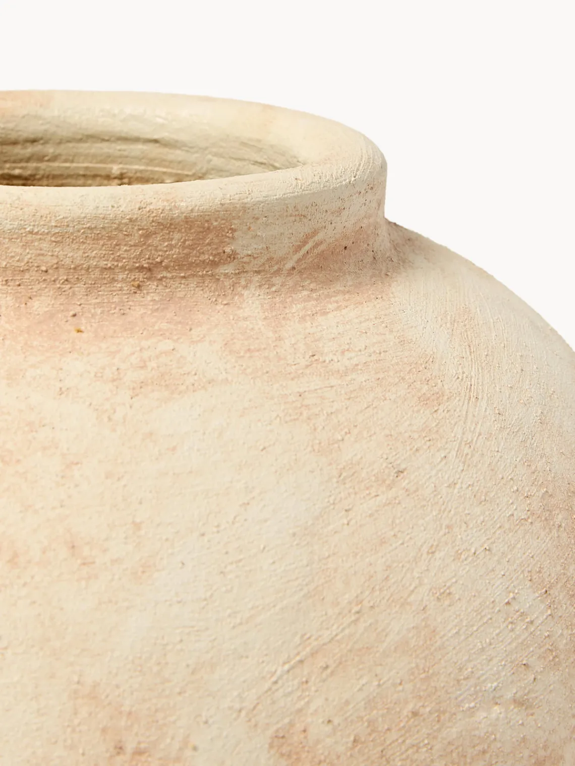 Jarrones|Jarrones>Westwing Collection Jarrón de suelo de terracota Hilo, 28 cm