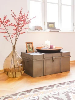 Jarrones|Jarrones>HD Collection Jarrón de suelo de vidrio Drop, Al 56 cm