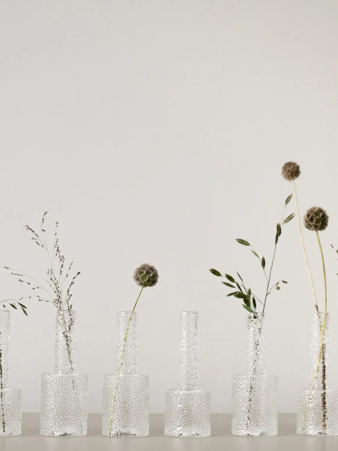 Sale Jarrón de vidrio alto Airy, 16 cm Jarrones|Jarrones
