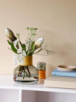 Outlet Jarrón de vidrio borosilicato Generous, 14 cm Jarrones|Jarrones