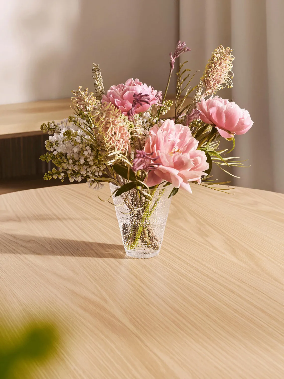 Jarrones|Jarrones>iittala Jarrón de vidrio Kastehelmi, Al 15 cm Transparente