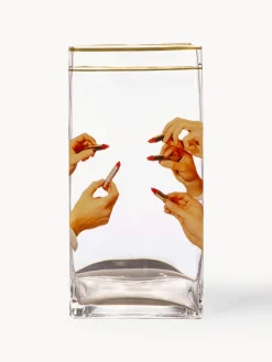 Jarrones|Jarrones>SELETTI Jarrón de vidrio , 30 cm Lipsticks