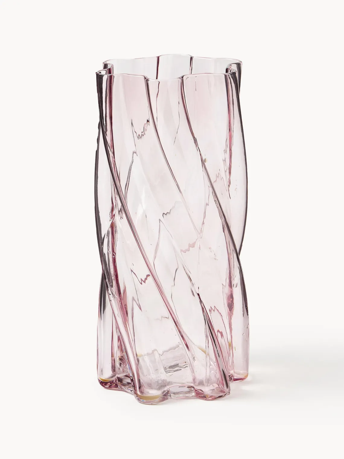 Jarrones|Jarrones>&k Amsterdam Jarrón de vidrio Marshmallow, 25 cm