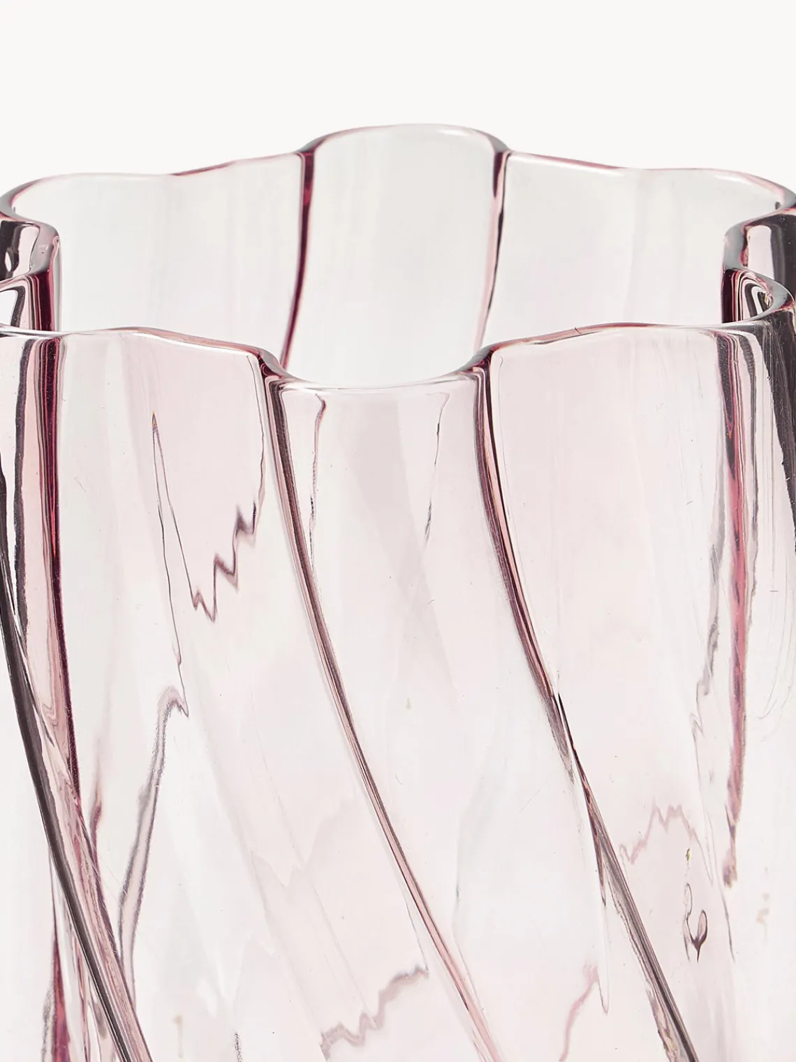 Jarrones|Jarrones>&k Amsterdam Jarrón de vidrio Marshmallow, 25 cm