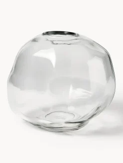 Jarrones|Jarrones>DBKD Jarrón de vidrio Pebble, Ø 28 cm Transparente