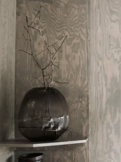 Hot Jarrón de vidrio Pebble, Ø 28 cm Jarrones|Jarrones