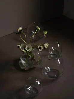 Jarrón de vidrio Pebble, 20 cm Jarrones|Jarrones