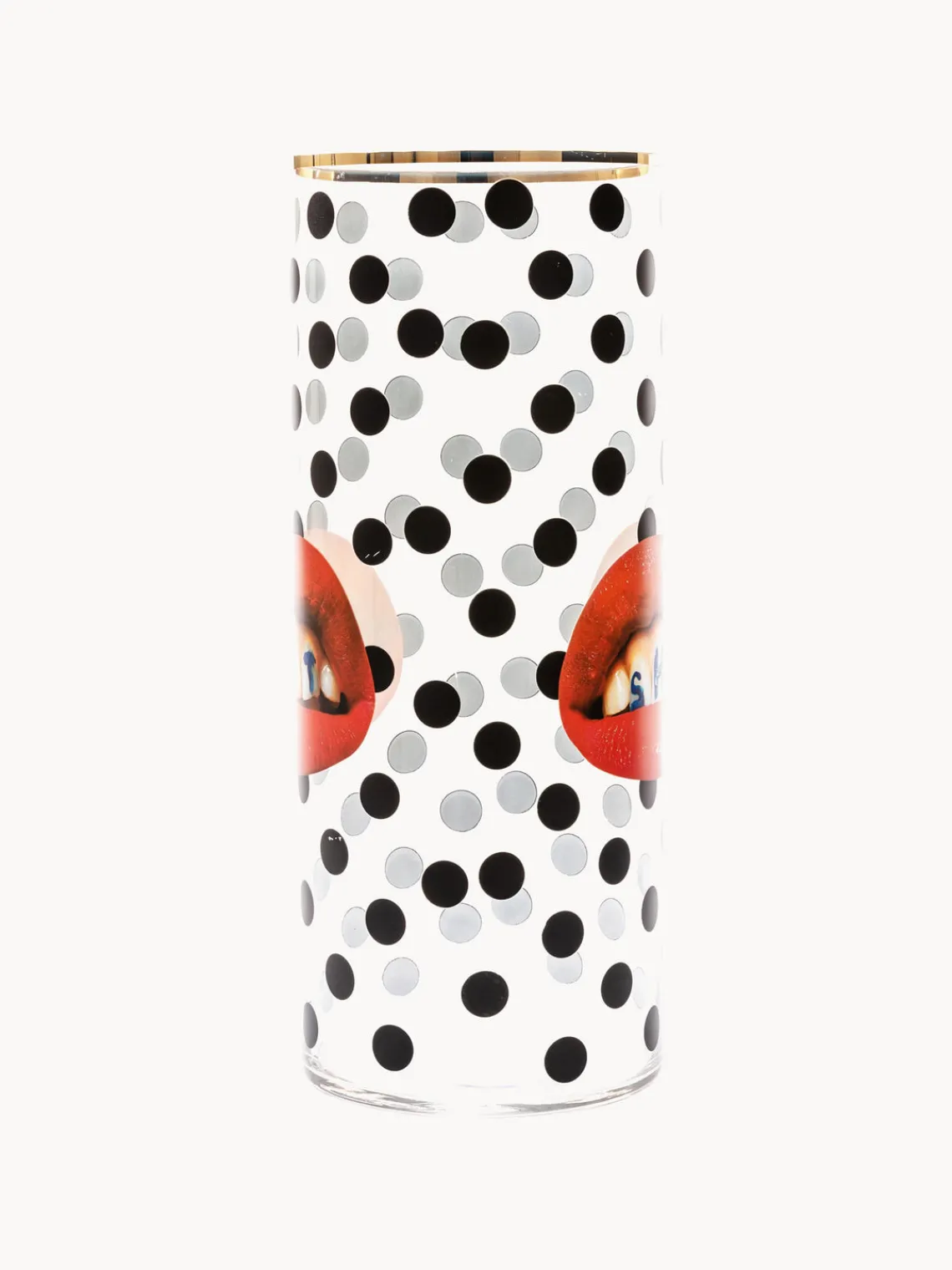 Jarrones|Jarrones>SELETTI Jarrón de vidrio Sea Girl, 30 cm Toiletpaper