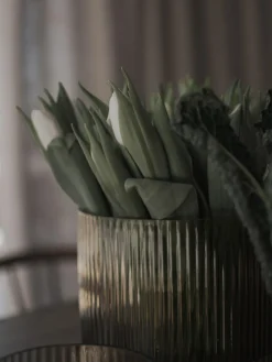 Jarrones|Jarrones></noscript>DBKD Jarrón de vidrio Simple Stripe, 22 cm