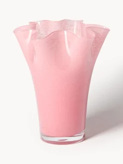 Jarrón de vidrio soplado artesanalmente Inaya, 25 cm Jarrones|Jarrones