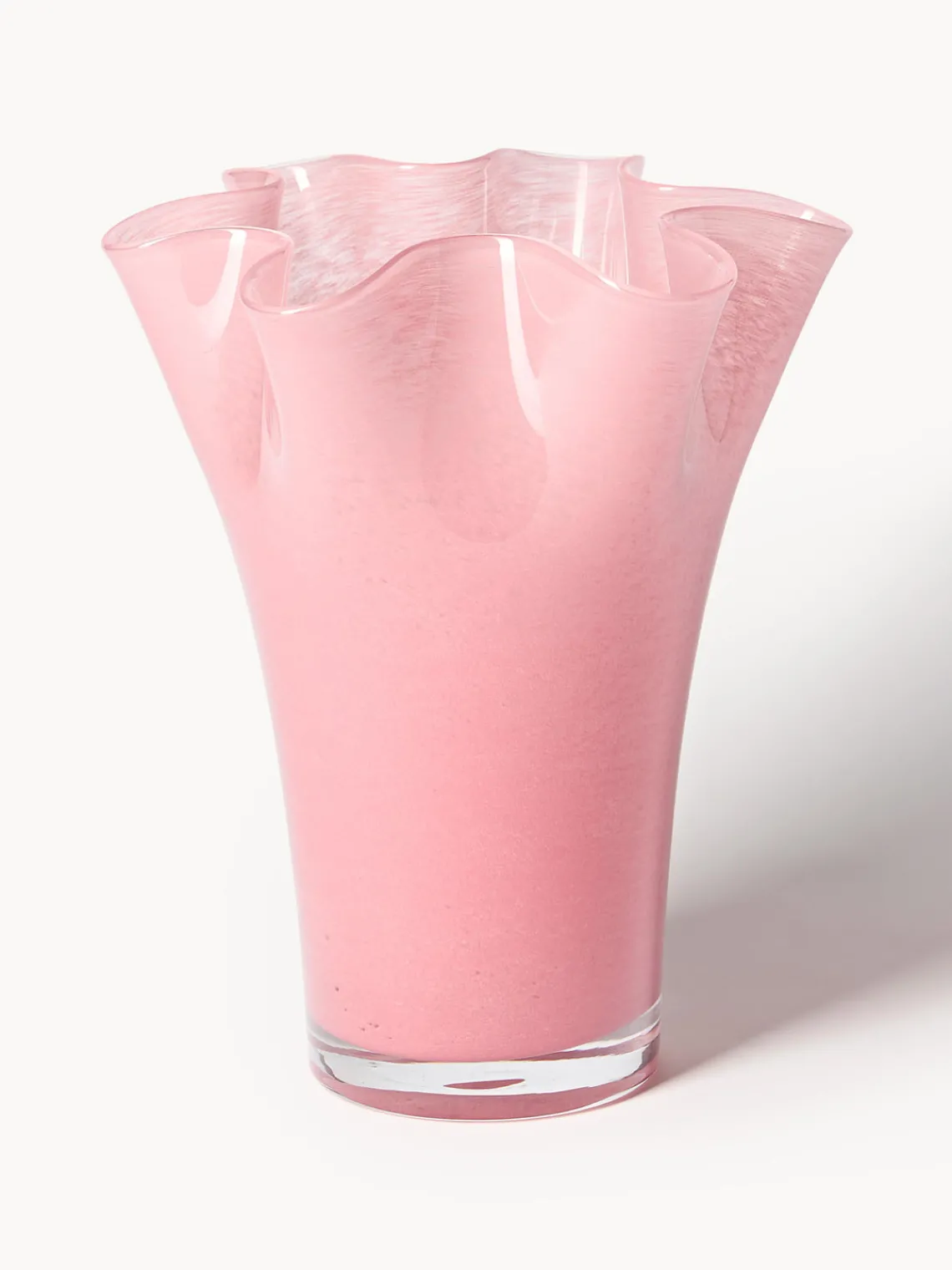 Jarrón de vidrio soplado artesanalmente Inaya, 25 cm Jarrones|Jarrones