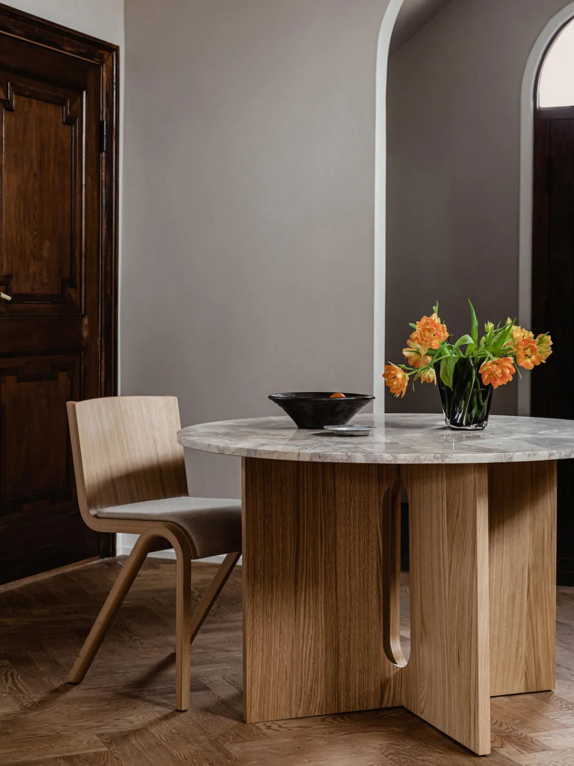 Jarrones|Jarrones>Audo Copenhagen Jarrón de vidrio soplado Aer, 19 cm