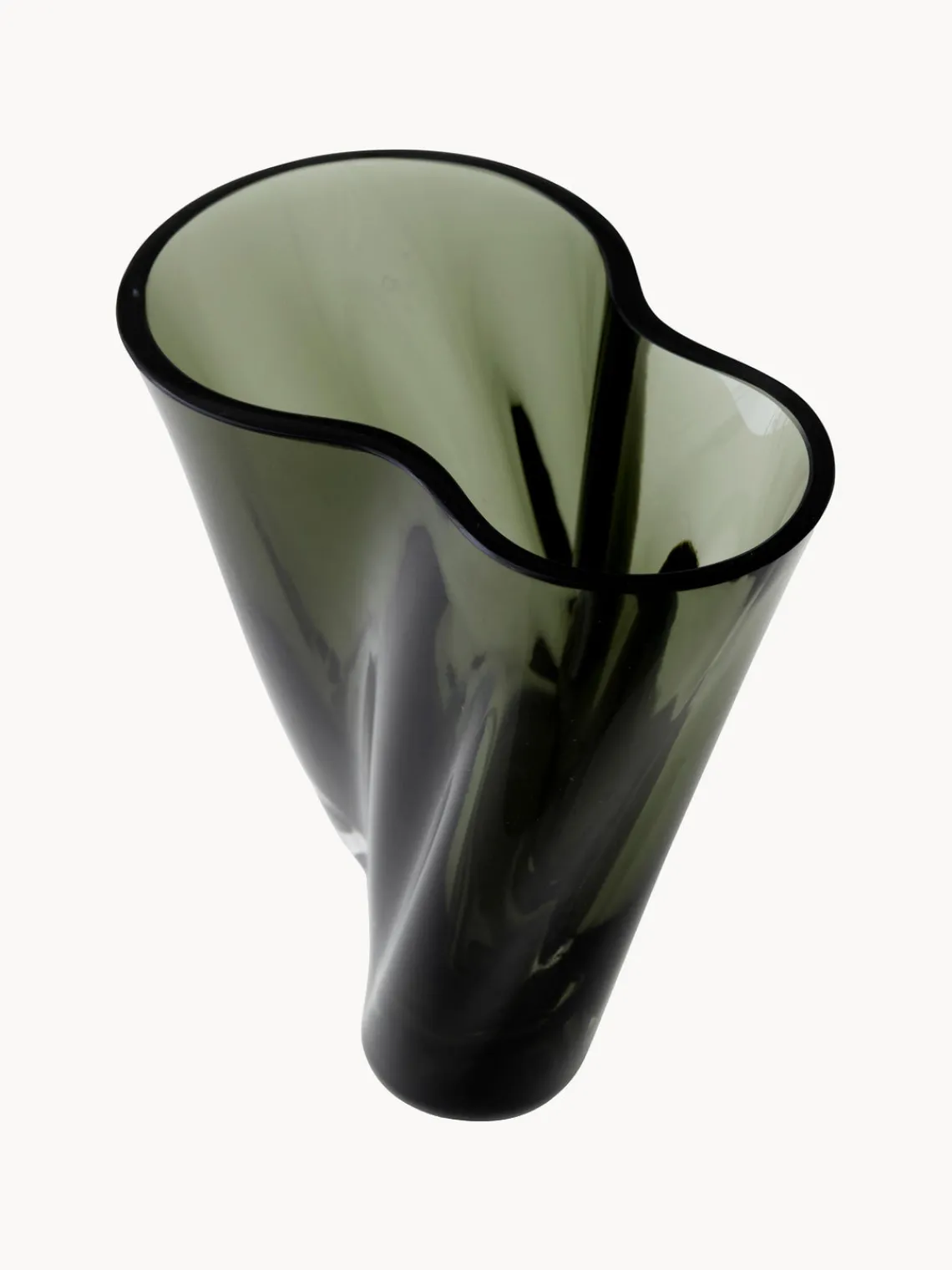 Jarrones|Jarrones>Audo Copenhagen Jarrón de vidrio soplado Aer, 19 cm