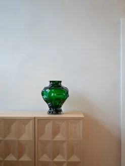 Hot Jarrón de vidrio soplado Ammonit, 30 cm Jarrones|Jarrones